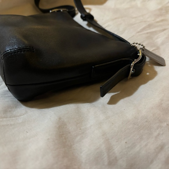 Coach Mini Bag Black Leather Mini-Purse Legacy Leather Vintage - Picture 4 of 16